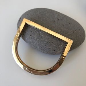 Gold vermeil Miansai geometric bangle bracelet